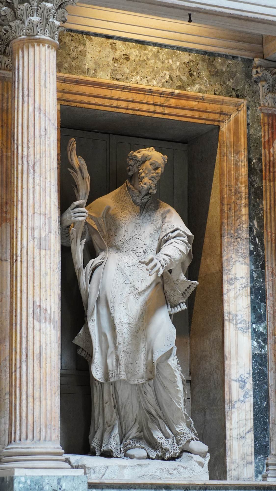 Classical statue inside Rome